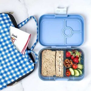 Caja Almuerzo Yumbox Panino Hazy Blue Bandeja Panther