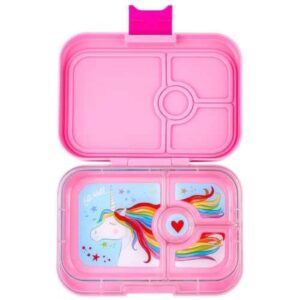 Caja Almuerzo Yumbox Panino Power Pink Bandeja Unicornio