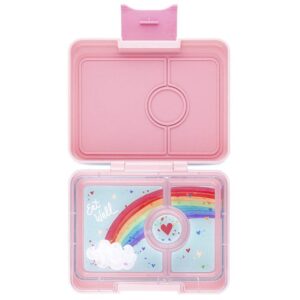 Caja Bento Snack 3 secciones Pink/ Bandeja Rainbow