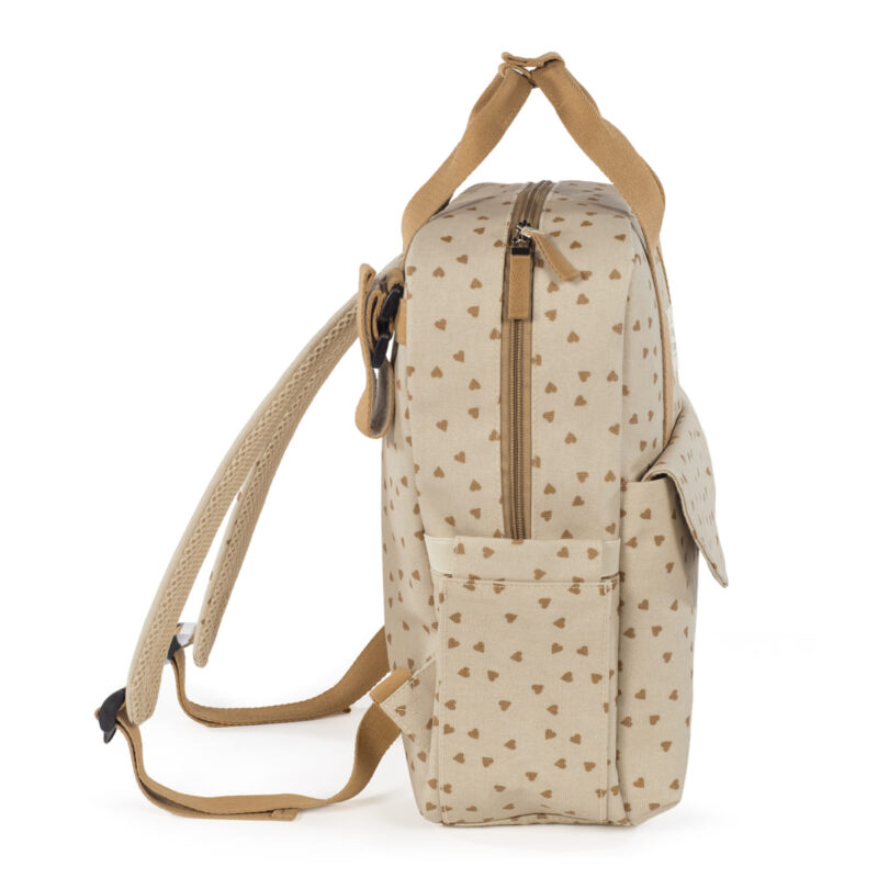 Mochila Corazones Poppy Canela Walking Mum - Imagen 4